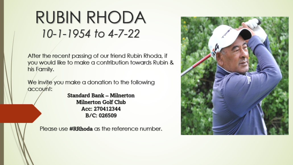 RIP Rubin Rhoda