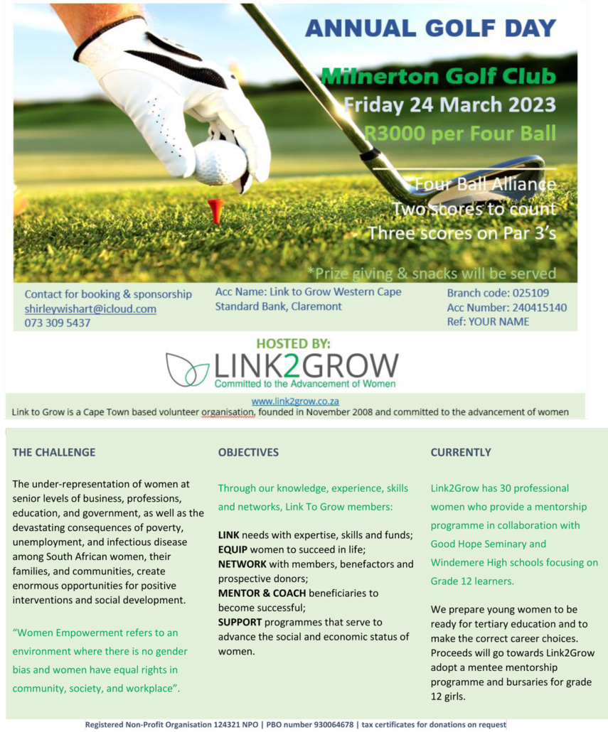 Annual Golf Day - 24 March 2023