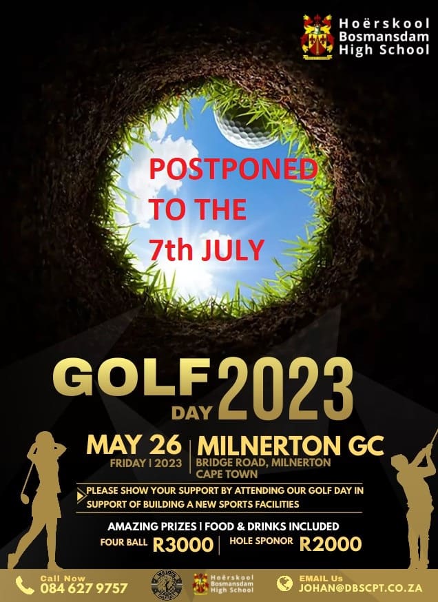 Hoërskool Bosmansdam High School Golf Day 2023